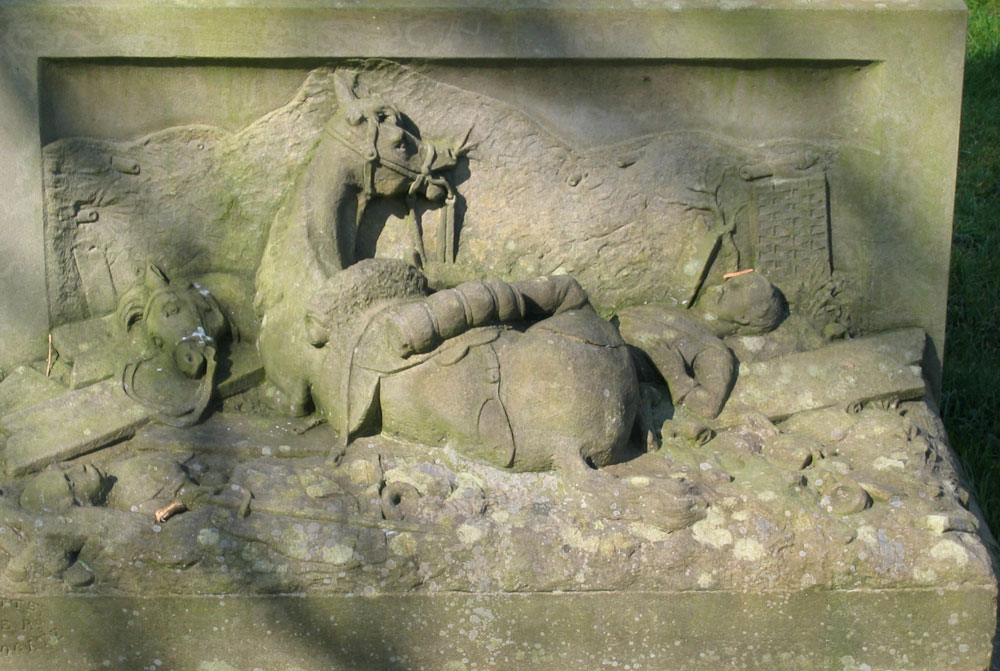  Memorial to 1126 Robert Johnston, 8th Hussars, Harrogate Cemetery