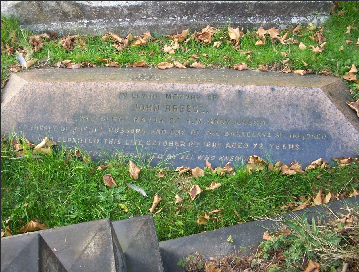 Gravestone in Battersea Rise Cemetery photographed in 2014 by Robbie Pearson. Click to enlarge.
