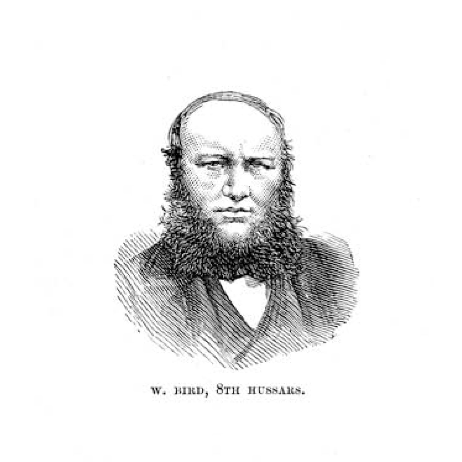 Portrait of William Bird in the Illustrated London News, 30th October 1875.  Click to enlarge.