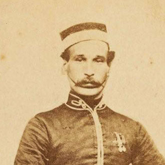 Photograph of John Kilvert — close-up of portrait in uniform